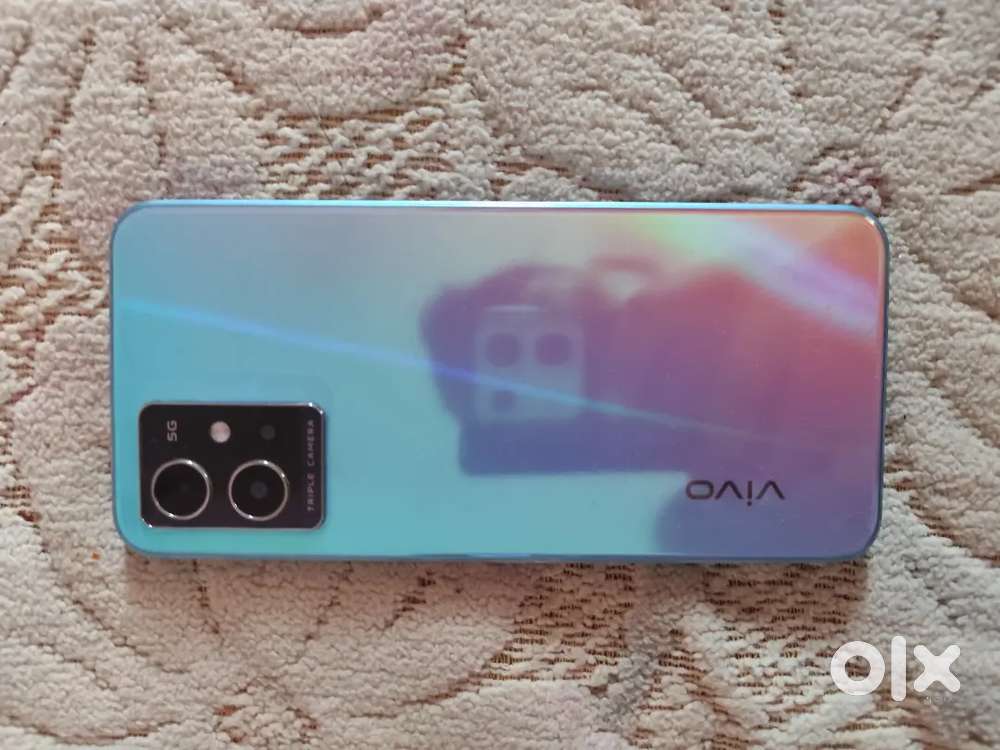 Vivo T1 5G 6/128 GB RAM With Mobile charger and cover