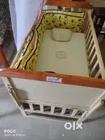 Kids wooden cot crib.