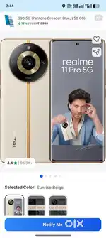 Realme 11 pro  8gb ram 256 storage