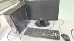 Computer with keyboard and mouse