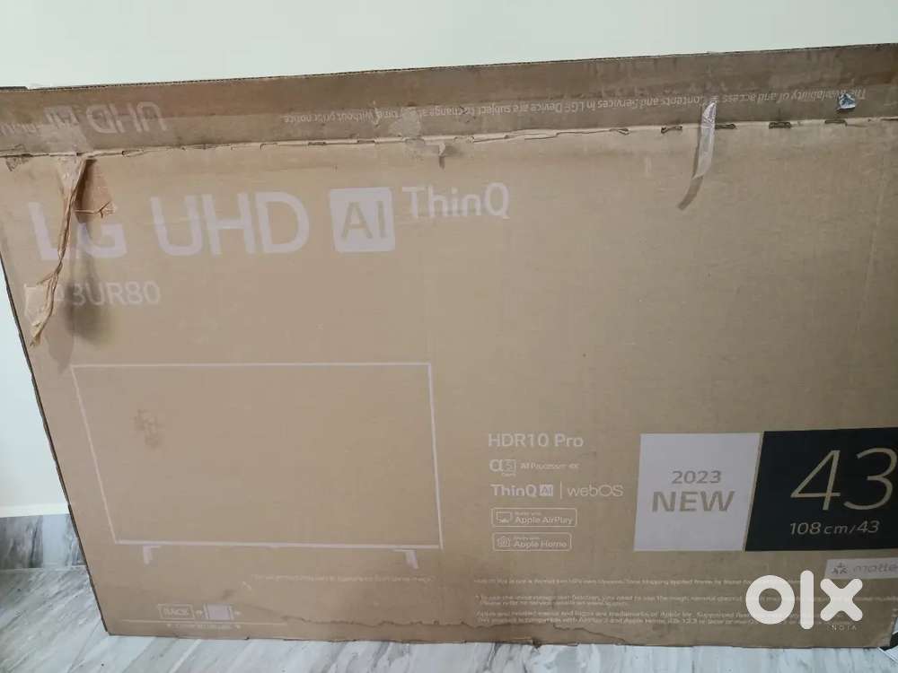 LG UHD 43 Inch (108cm) smart LED TV - 2023 model