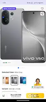 Vivo v60 5 days old