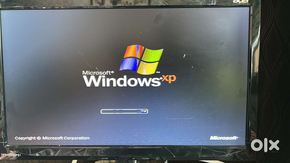 Computer for sale brand new Acer screen cpu intex key board and mouse