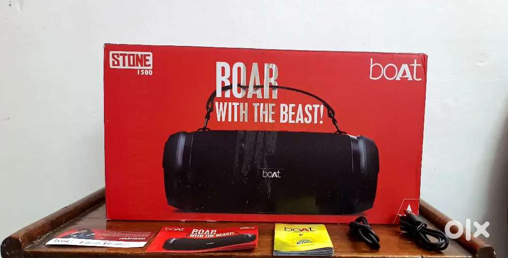 Bluetooth Speaker (Boat Stone 1500) 50 Watts RMS Stereo Speaker.