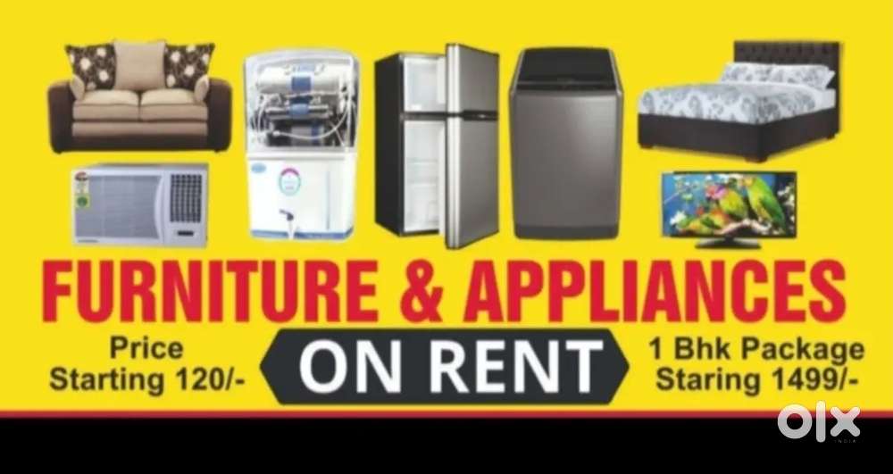 Furniture appliances On RENT