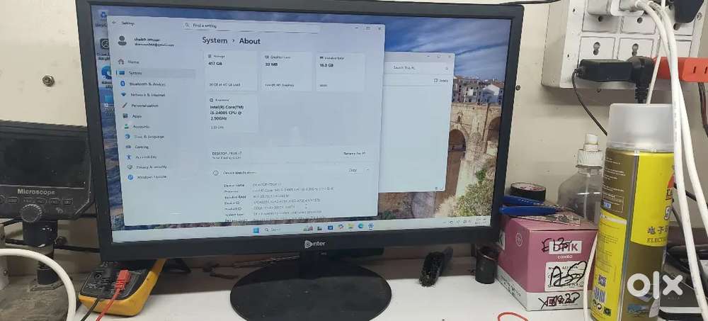 Gntel pc i5 2nd gen 16 gb ram 500gb ssd