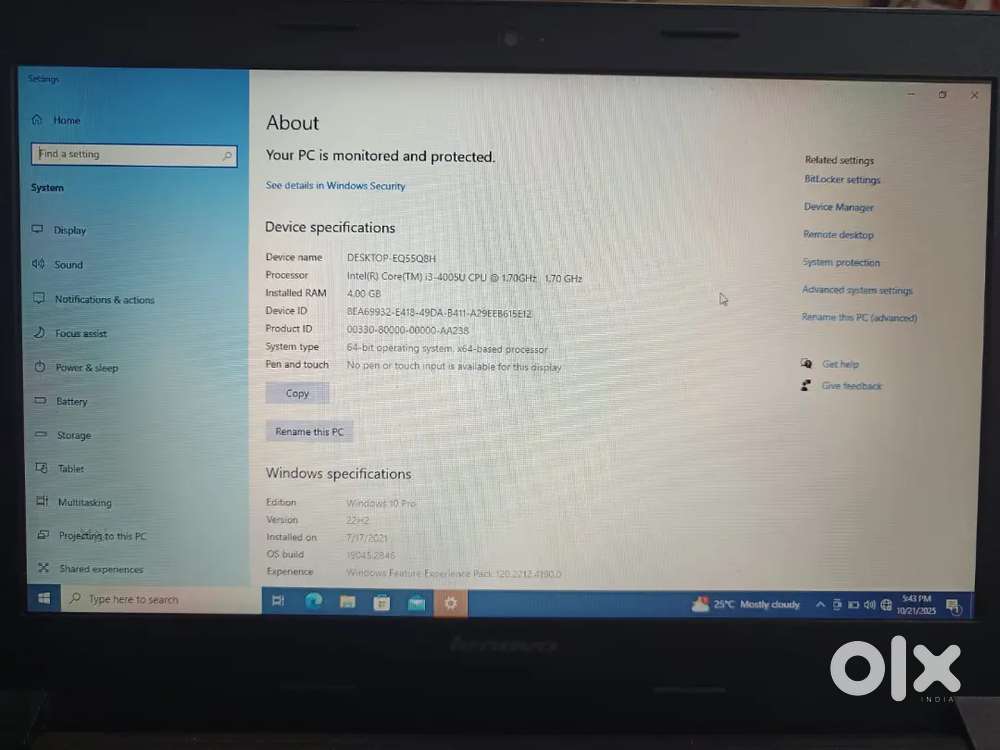 Lenovo laptop