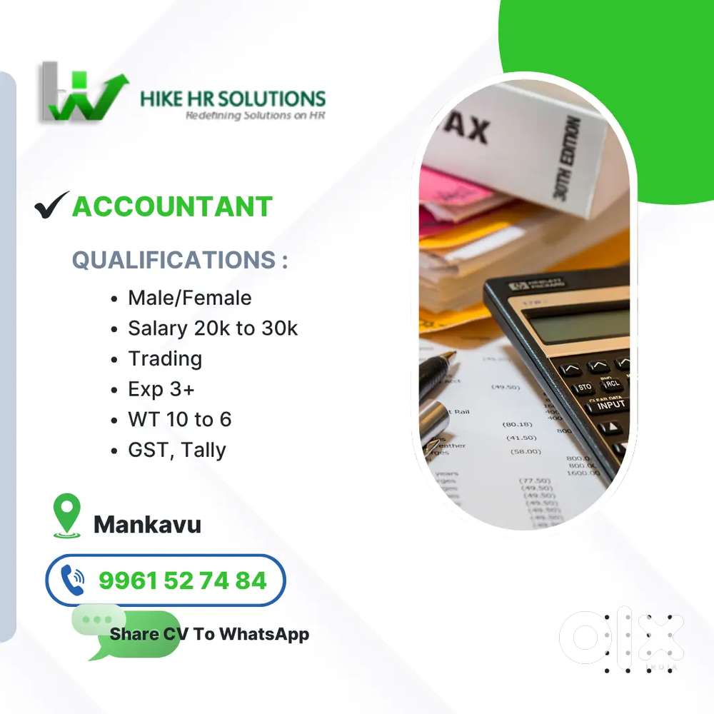 Accountant for Trading company