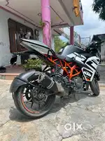 RC 390 black and white colour