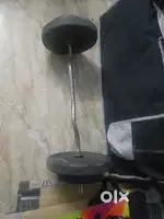 Weight with curl rod