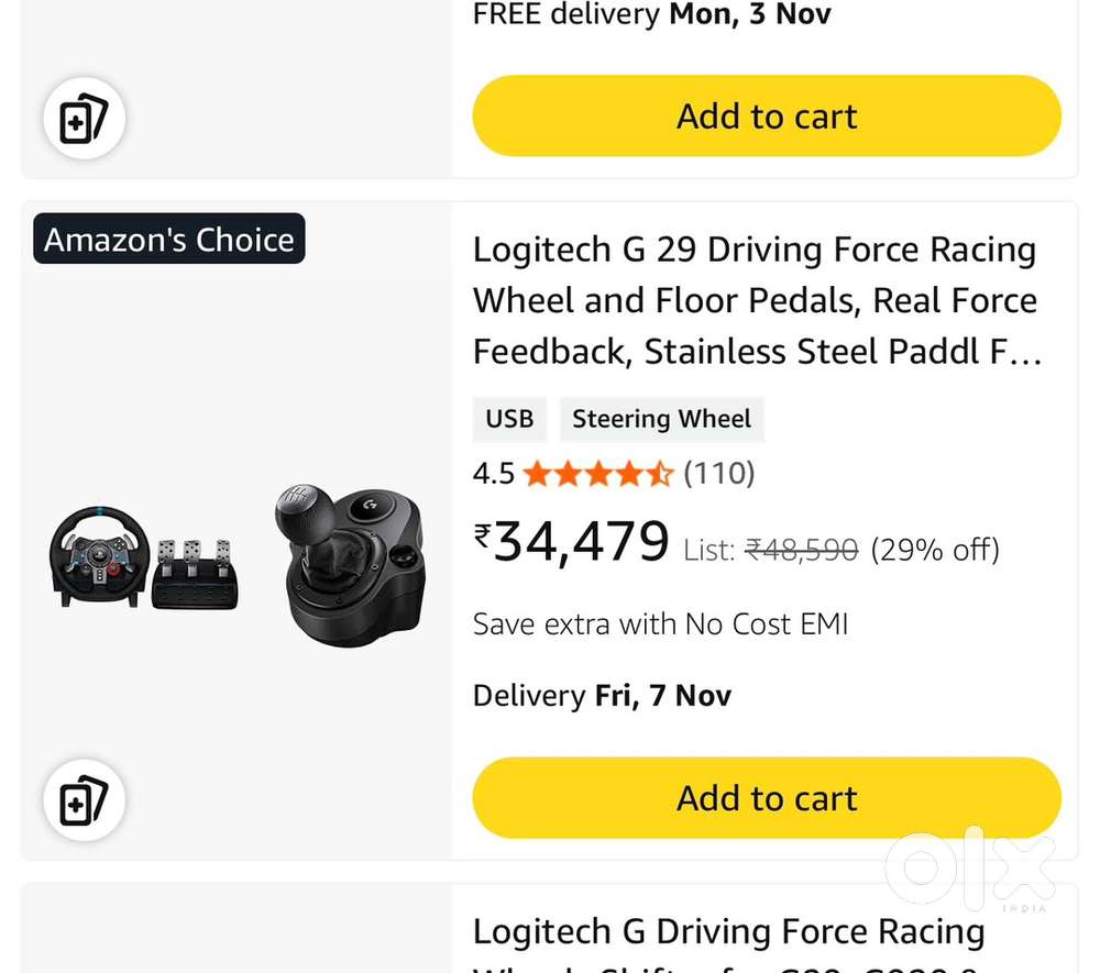 Logitech g29 with gear