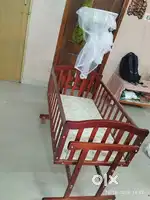 Babyhug wooden baby craddle