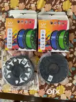 PLA Filament 1Kg each black and white colour ( Premium )