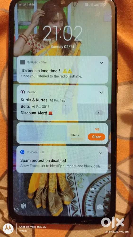 Redmi Note 8 Pro  6/128 charger available