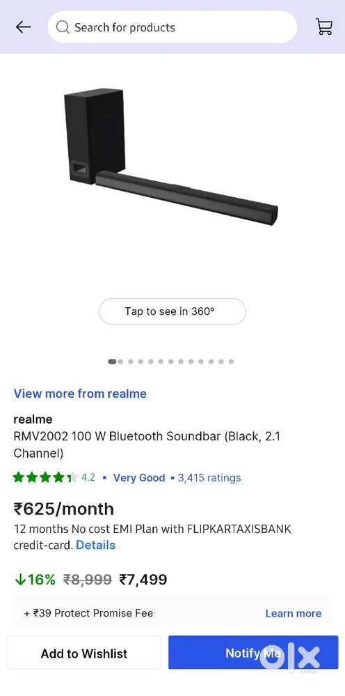 Realme sound bar