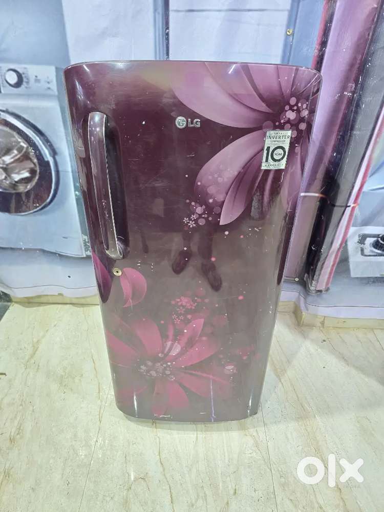 LG flower design inverter model built in stablizer Refrigerator