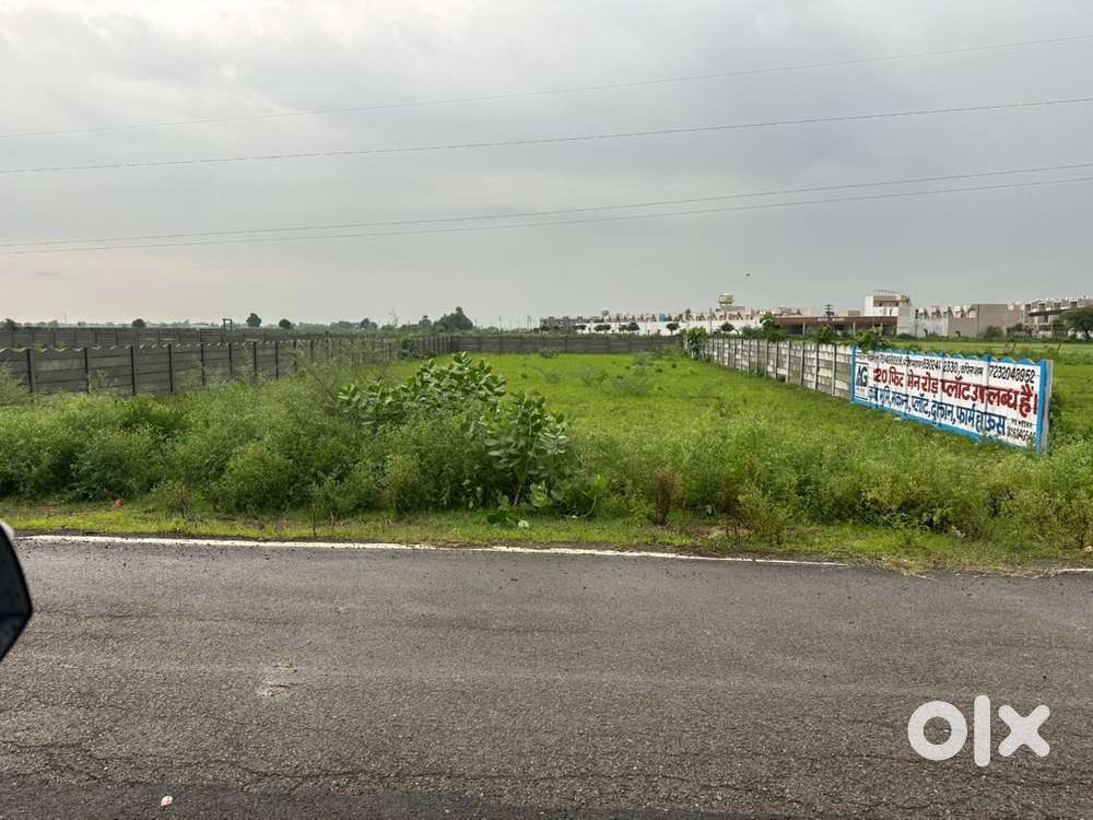 1 Bigha Land on 120 ft Road Manpura kota