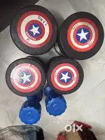 3sets of round dumbbells brand-captain america