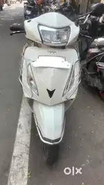 TVS JUPITER ZX WHITE COLOUR