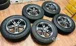 18inch Mahindra Thar OEM Alloys With ceat tyres set of 5