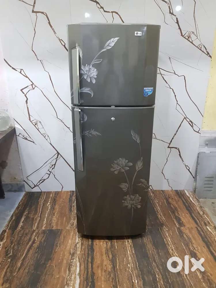 Lg 280ltrs latest flower model double door refrigerator available*4*
