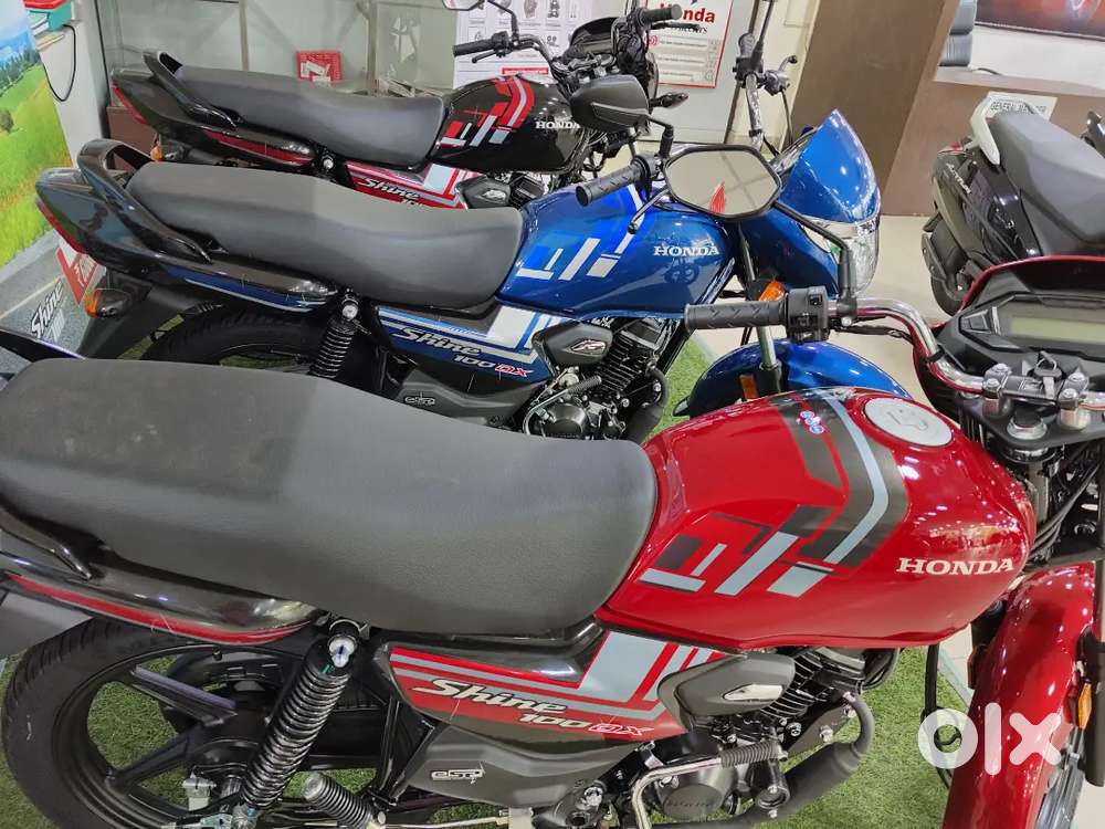 Honda Shine 100 New low down payment 5555/- immediate delivery