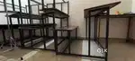 Desk and benches for coaching center in good condition at low price
