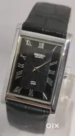 VINTAGE SEIKO SLIM TANK SQ QUARTZ ROMAN NUMBER JAPAN MADE WRIST WATCH