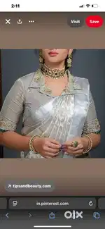 Magma work blouses design