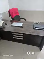 Office boss table and chair
