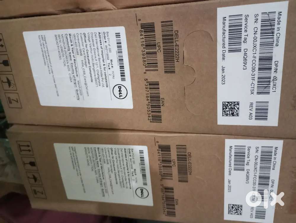 Dell & Lenovo 22 inch new Monitors