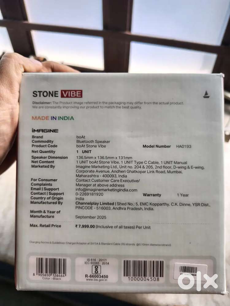 Boat Stone Vive Speaker