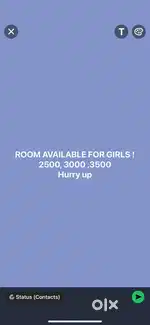 Room available for girls