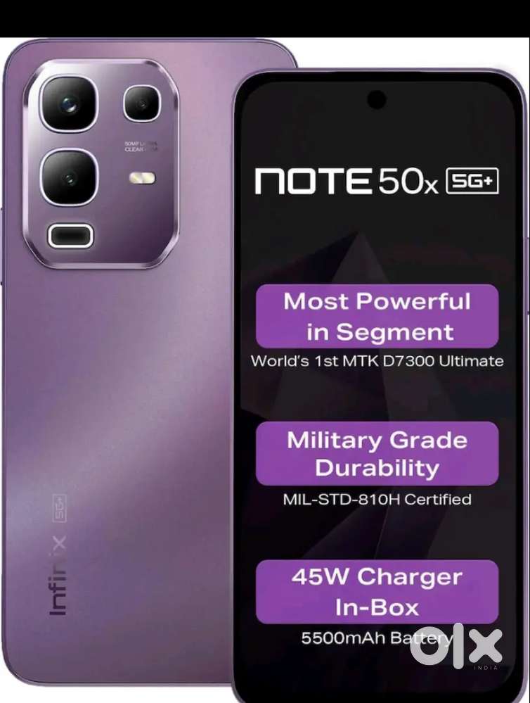 Infinix note 50x 5g 6gb 128gb