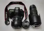 Canon 6D camera, lence