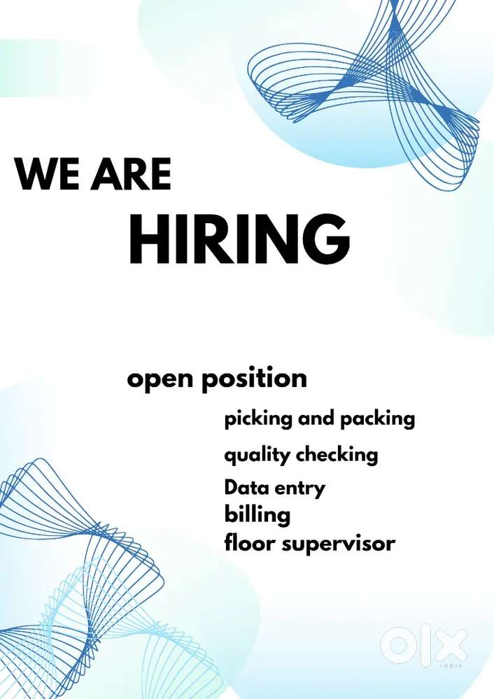 WE ARE HIRING DATA ENTRY EXECUTIVE FOR WAREHOUSE
