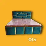 Brand new fancy double bed with box