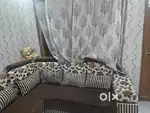7 seater L shape Sofa with center table and two satty