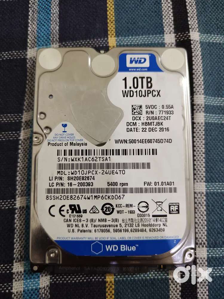 WD HDD 1tb