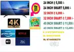 40 INCH SMART LED TV @ 11,499 /-