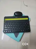 Logitech K480 wireless keyboard and Hp Bluetooth mouse 250