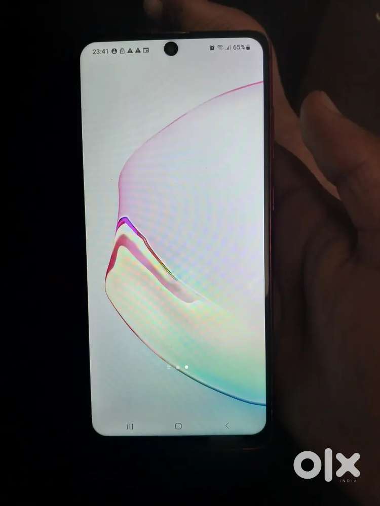 Note 10 lite red colour 8/128 gb display change
