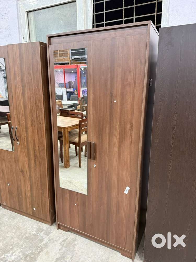 URBAN LADDER: Hilton 2 Door Wardrobe with mirror For Upto 70% OFF SALE