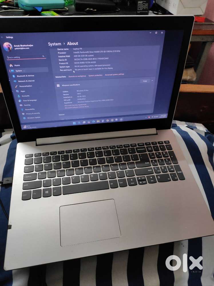 Lenovo Laptop N5000, Windows 11 Pro, Ms office