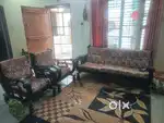 Wooden sof with cushion