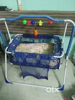Baby swing with bed