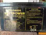 chloride seald lead battery 12v.7ah