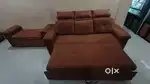 Massiv 3 fold cum bed  + 2 Seater sofa set with 3 pillow + 3 head rest