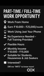Work form home part time digital marketing