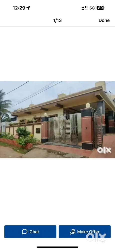 New semi-furnished house.